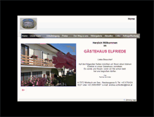 Tablet Screenshot of gaestehaus.elfriede.bnet.at